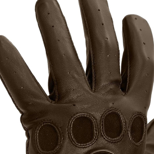 Gants de conduite pour femmes en cuir souple et léger, avec fermeture à bouton-pression, ajustement confortable. - Product Image 3
