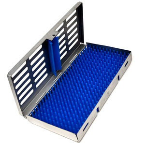 Caja de Almacenamiento de Instrumentos Dentales de Alta Calidad, Juego de Malla de Alambre de Acero Inoxidable para Esterilización, Acero Inoxidable Alemán de WARSAW - Product Image 3