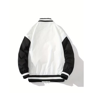 Custom Mens <b>Varsity</b> <b>Jacket</b> Adult Long Sleeve Casual Loose Baseball <b>Jacket</b> In Unique Style <b>And</b> Best Quality - Product Image 2
