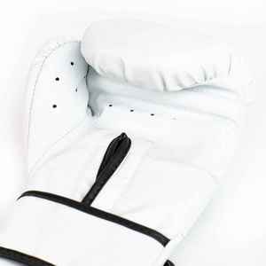 Gants de boxe professionnels en cuir de vachette 16 OZ avec fermeture auto-agrippante, haute densité, faits à la main pour l'entraînement de kick-boxing - Product Image 5