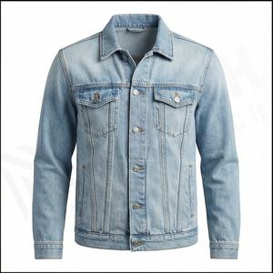 2025 solide rouge hommes Denim veste OEM impression personnalisée Logo avant haute qualité respirant décontracté hiver - Product Image 2