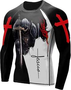 Conjunto de Rashguard Sublimado con Logotipo Personalizado OEM ODM, Camiseta de Compresión de Manga Larga UPF50 para Deportes de Surf Infantiles - Product Image 5