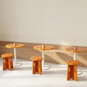Mesa de Centro de Plástico Reciclado, Diseño Moderno, Impermeable, Duradera, Ecológica, Muebles para el Hogar, Escuela, Sala de Estar, Hotel - Product Image 6