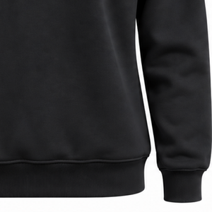 Black Women Mock Neck Sweatshirt Long Sleeve Pullover Casual Loose Fit Fleece High Collar Winter Streetwear Fashion <b>Jumper</b> Top - Product Image 6