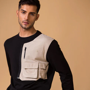 Conjunto Deportivo para Hombre con Sudadera con Capucha y Bloques de Color, Pantalones Jogger, Antibacterial, Ecológico, Poliéster/Algodón, Ropa Urbana - Product Image 2