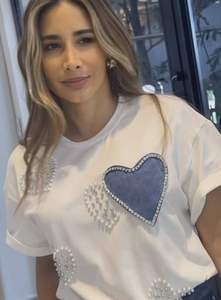 Débardeur en coton côtelé blanc avec broderie de perles rouges et patch homard, sans manches, col rond, gilet d'été, vêtement décontracté, vente en gros - Product Image 3