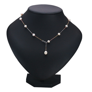 Collar de Perlas de Agua Dulce con Cielo Estrellado de Plata S925 Simple de Zhuji Mountain Lake Jewelry, Cadena de Clavícula al por Mayor con Cadena para el Cuello - Product Image 5