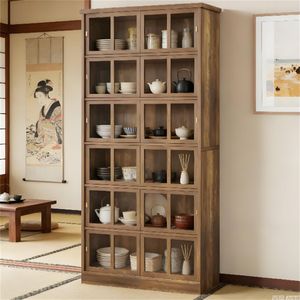 Mobili Moderni con Ante e Ripiani Regolabili per la Conservazione di Stoviglie nel Soggiorno - Product Image 1