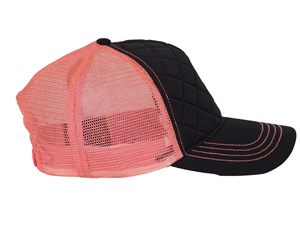 RIFAT SPORTS WEAR Gorra Trucker Negra Acolchada con Malla Coral en la Parte Trasera, Ajustable, Unisex, para Adultos, de 6 Paneles, Transpirable/Impermeable, Gorra para Fiestas - Product Image 4