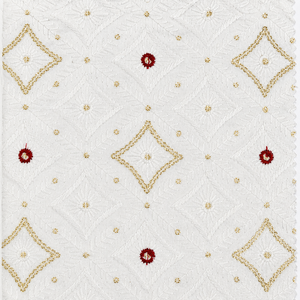 African <b>Sequin</b> Embroidery Fabric Digital Print Mesh Lace Textile For Kaftan Fashion And Apparel Import Buyers - Product Image 3