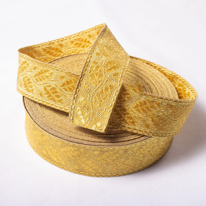 Filigranes de qualité supérieure pour uniformes de cérémonie : fils Mylar et tresses métalliques, motifs feuille de chêne et feuille de frêne, garniture en dentelle dorée, galon - Product Image 5