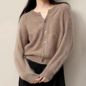 STALWART IMPEX Pull en tricot à manches raglan pour femme, en polyester/coton, col rond, taille personnalisée, automne, hypoallergénique, fabrication italienne ODM - Product Image 5