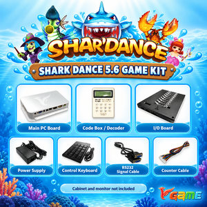 Kit de jeu d'arcade multijoueur VGAME Shark Dance 5.6 avec plateau de jeu et logiciel pour bornes d'arcade - Product Image 2
