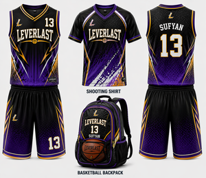 Ensemble de maillots de basket-ball sans manches personnalisés de qualité supérieure, uniforme d'équipe, design sublimé, tissu en maille respirant, personnalisé, unisexe, sport - Product Image 1