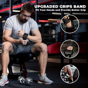 Sangles de levage en néoprène légères, de qualité supérieure, antidérapantes et respirantes pour la musculation, la musculation et l'entraînement professionnel. - Product Image 6