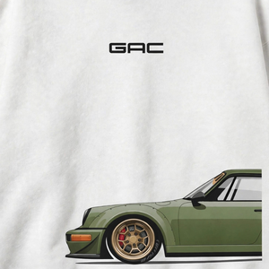 <b>White</b> Pullover Hoodie Long Sleeve Hooded <b>Sweatshirt</b> With Car Graphic Print And Kangaroo Pocket Casual Streetwear Wholesale - Product Image 6
