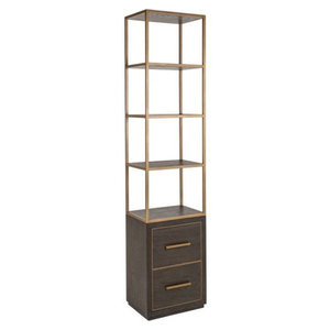 Étagère flottante modulaire en bois moderne et écologique, 5 étagères, armoire de rangement, salon, bureau à domicile, meubles, structure en fer - Product Image 1