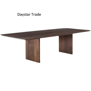 Mesa de Comedor Rectangular Moderna y Ecológica de Madera con Patas de Metal para 4 Personas, Ideal para Hogar, Restaurante y Cafetería - Product Image 1