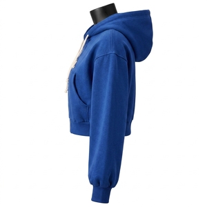 Women's Oversized <b>Crop</b> <b>Top</b> <b>Hoodies</b> Custom Design Street Wear Factory-Made Winter <b>Crop</b> <b>Top</b> <b>Hoodies</b> - Product Image 3