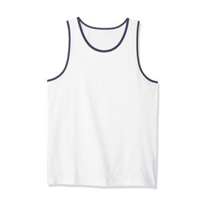 Déstockage de débardeurs en gros à prix réduit – Personnalisation de logo – Débardeurs sans manches en coton tricoté respirant pour hommes – Idéal pour l'été, le sport et l'entraînement - Product Image 1