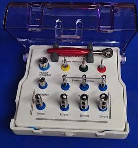 Stainless Steel Dental Implant Multi <b>Driver</b> <b>Set</b> Box Class I 1 Year Warranty KO-EWRS-197333 by KAHLU - Product Image 1
