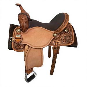 Silla de Montar Inglesa de Primera Calidad, Duradera, con Cuero Genuino, Armazón de Madera, Absorbente de Sudor, Sostenible y Personalizable - Product Image 4