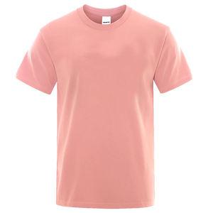 เสื้อยืดผู้ชาย FOCODA คุณภาพสูง หรูหรา ผ้าฝ้าย 100% หนา สีพื้น แบบสั่งทำพิเศษ ทรงโอเวอร์ไซส์ ระบายอากาศดี คอกลม แขนสั้น - Product Image 5