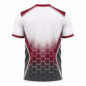 เสื้อฟุตบอลแบบซับลิเมชั่นสั่งทำจำนวนมาก แห้งเร็ว ปรับแต่งได้ตามต้องการ พร้อมบริการ OEM - Product Image 2