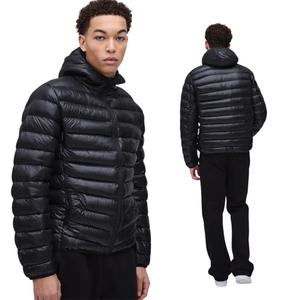 Customized Streetwear Lightweight Puffer Jacket Glossy Nylon Quilted <b>Bubble</b> <b>Coat</b> for Men USA Standard Size Winter Outerwear - Product Image 1