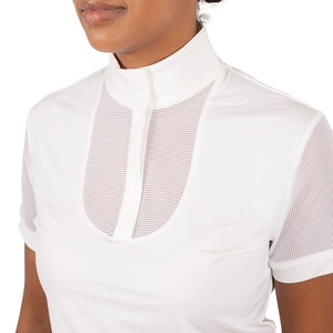 Chemise de compétition équestre de haute qualité, extensible dans 4 directions, en tissu technique doux au toucher, idéale pour la compétition et les spectacles. - Product Image 3