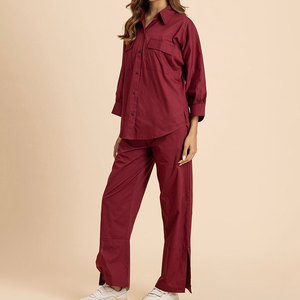 ชุดเซ็ตพรีเมียมสำหรับผู้หญิง ชุดเซ็ตแสนสบายสำหรับผู้หญิง เหมาะสำหรับใส่ในชีวิตประจำวัน ดีไซน์ทันสมัยและสวมใส่สบาย - Product Image 5