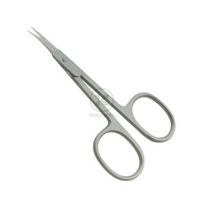 Tijeras de Manicura KOUNAIN de 9.5cm Hechas a Mano con Hojas Rectas de Acero Inoxidable para el Corte Personal de Cutículas y Vello Facial - Product Image 4