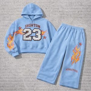 Factory direct mens tracksuit wholesale custom logo jogging <b>suit</b> gym wear sports outfit bulk export - Product Image 5