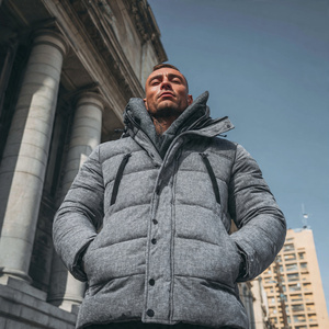 เสื้อแจ็คเก็ตพัฟเฟอร์บุขนเป็ดคุณภาพสูงสำหรับผู้ชาย เสื้อแจ็คเก็ตพัฟเฟอร์แฟชั่นสตรีทสำหรับฤดูหนาว เสื้อแจ็คเก็ตพัฟเฟอร์บุขนเป็ดสำหรับผู้ชาย - Product Image 3