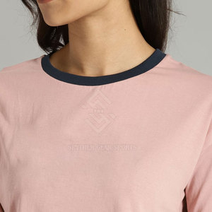 Camiseta de Mujer de Alta Calidad 100% Algodón, Personaliza tu Logotipo, Mejor Precio, Camiseta de Mujer para Venta en Línea - Product Image 4
