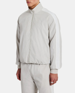 Custom Made Plus Size <b>Zip</b> <b>up</b> <b>Jacket</b> & Short Set for Men Breathable Windproof & Waterproof 100% Cotton Windbreaker Printed Set - Product Image 3