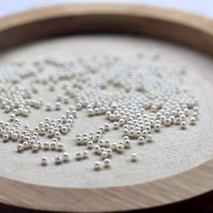Perles d'eau douce naturelles authentiques de 3-4 mm, petites perles en vrac, pendentifs, boucles d'oreilles, anneaux légèrement imparfaits avec une forte brillance - Product Image 3
