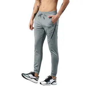 2024 סטרץ/פוליאסטר גברים joggers זיעה ג 'ינג' ר מכנסיים גברים לעקוב אחר מכנסיים לבנים