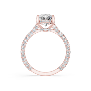 Anillo de Compromiso con Diamante Sintético Cultivado en Laboratorio, Corte Brillante Aurum Diam, Color E, Certificado EGL, Plata 925, Regalo de Lujo para Bodas y Fiestas - Product Image 4