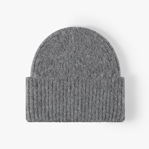 Gorro de Punto Clásico Unisex con Borde Plegable, Gorro de Invierno con Puño Acanalado, Gorro de Punto Cálido, Gorro de Punto Sólido con Borde Plegado OEM/ODM - Product Image 3