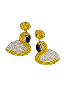 ต่างหูทรงหยดน้ำลายดอกไม้สไตล์โบฮีเมียน ทำด้วยมือ ขนาดสั่งทำได้ ประดับลูกปัดเม็ดเล็ก ทรงลูกแพร์หลากสี เครื่องประดับสำหรับทุกเพศ - Product Image 5