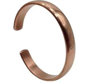 Desire Global Exports - Brazalete de Cobre Pulido de Alta Calidad, Diseño Único y Moderno, Accesorio de Moda para Mujer, Personalizable - Product Image 4