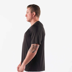 Camiseta Moderna de Cuello Redondo para Hombre, Ajustada, de Mezcla de Algodón Elástico, Manga Corta, Informal y Deportiva, Colores y Tallas Personalizadas, Marca Privada - Product Image 2