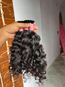 Extensiones de Cabello Humano Remy del Sur de la India, a Granel, con Doble Trama a Máquina, Varios Estilos, Incluyendo Ondas Sueltas, Sedosas y Lisas - Product Image 3