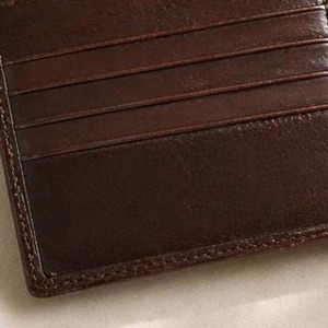Luxury handmade men leather <b>wallets</b> RFID <b>secure</b> bifold card holder bulk supplier custom branding export premium fashion for sale - Product Image 2