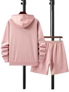 Nouveauté : Ensemble short et sweat-shirt de jogging pour homme, ensemble short et sweat-shirt personnalisé avec logo - Product Image 4