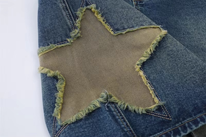 Shorts en jean déchirés pour homme, coupe large et décontractée, style streetwear, haute qualité, design estival personnalisé - Product Image 4