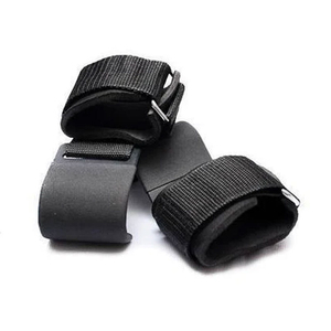 Heavy Duty Gym <b>Lifting</b> Hooks for Deadlift <b>Weight</b> Training Grip Support with Padded Wrist Strap and Strong Steel Construction - Product Image 3
