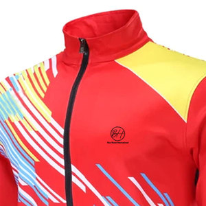 Survêtements de sublimation à manches longues les plus vendus pour hommes – Style sportif en polyester avec fermeture éclair – Vente en gros - Product Image 6