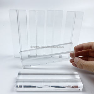 Sin Pedido Mínimo, Porta Tarjetas de Nombre Personalizadas de Acrílico Transparente, Soportes de Plástico Personalizados para Números de Mesa, Base para Códigos QR - Product Image 6